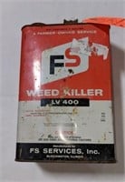 Vintage FS Weed Killer Can