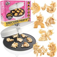 NEW! Unicorn Party Mini Waffle Maker- Create 7
