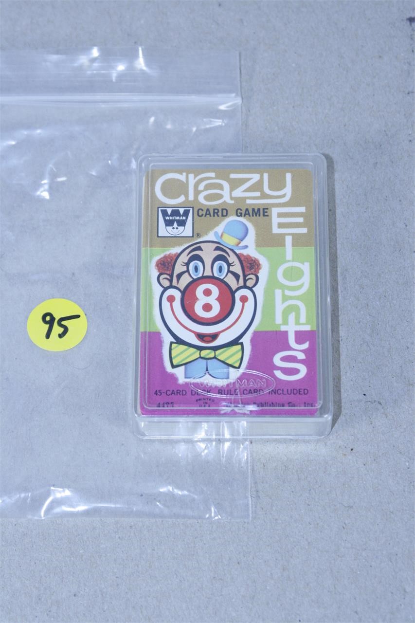 VINTAGE CRAZY 8'S CARD GAME COMPLETE