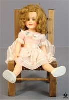 Shirley Temple Doll W/Chair