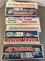 Hess Toy Vehicles in Original Packages