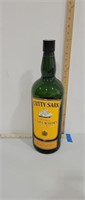 Cutty Sark Scots Whiskey bottle 18in tall