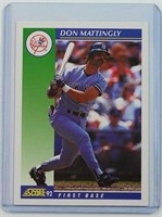 Don Mattingly Card (Score)