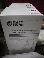 Submersible 1 1/4HP sewage water pump