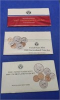 1987, 1988, 1989 Double Mint Sets