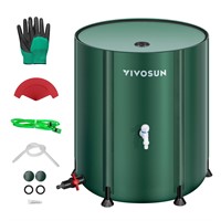 VIVOSUN Collapsible Rain Barrel, 53 Gallon with 10