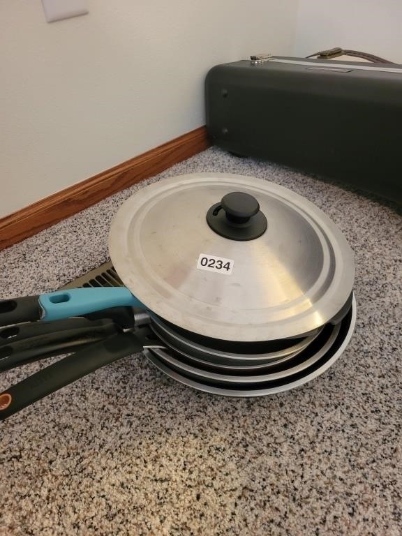 Lot of Frying Pans