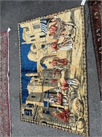 Vintage Handmade Tapestry 4' X 6'1"