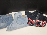 Eddie Bauer Jeans Sz. 14 sz. 5X Shirt +