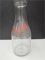 Wayne Dairy Richmond Indiana Milk Bottle QT