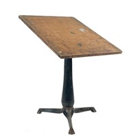 ANTIQUE ARTIST/DRAFTING TABLE