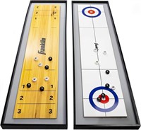 Franklin Sports 2-in-1 Shuffleboard Table and Curt