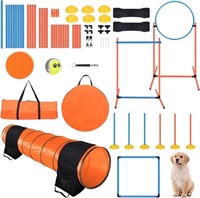LAMPTOP Dog Agility Training Equipment for Outdoor