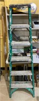6 foot folding ladder. (145)