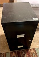 Black Filing Cabinet and Contents
