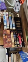 Group of vhs tapes