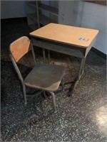 Student desk and chair