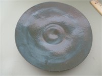 Handmade Ceramic Round Plate with Base