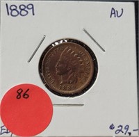 1889 INDIAN HEAD CENT