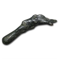 Sarmatia,olbia Bronze Dolphin 400-350 Bc Avg Circ