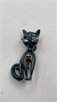 Iridescent Cat Pin