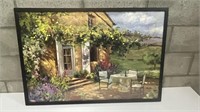Vineyard Villa Framed Art