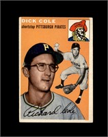 1954 Topps #84 Dick Cole EX to EX-MT+