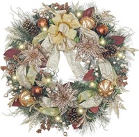 Valery Madelyn Pre-Lit Christmas Wreath