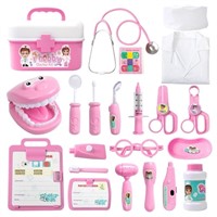 P3393  Phobby Doctor Kit for Kids, Real Stethoscop
