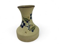 Signed Mexican Tonala Sandstone Vase