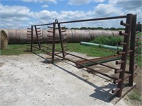 HD Pipe Rack 23' Wide x 80" Tall Double Sided