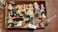 Ceramic Figurines, Toothpick holders and Small