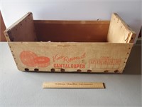 Vintage Cantaloupe Crate