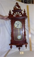 classic wall clock w/horse decor (see description)