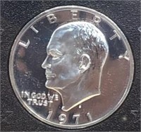 1971 United States proof Eisenhower dollar