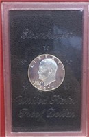 1972 United States proof Eisenhower dollar