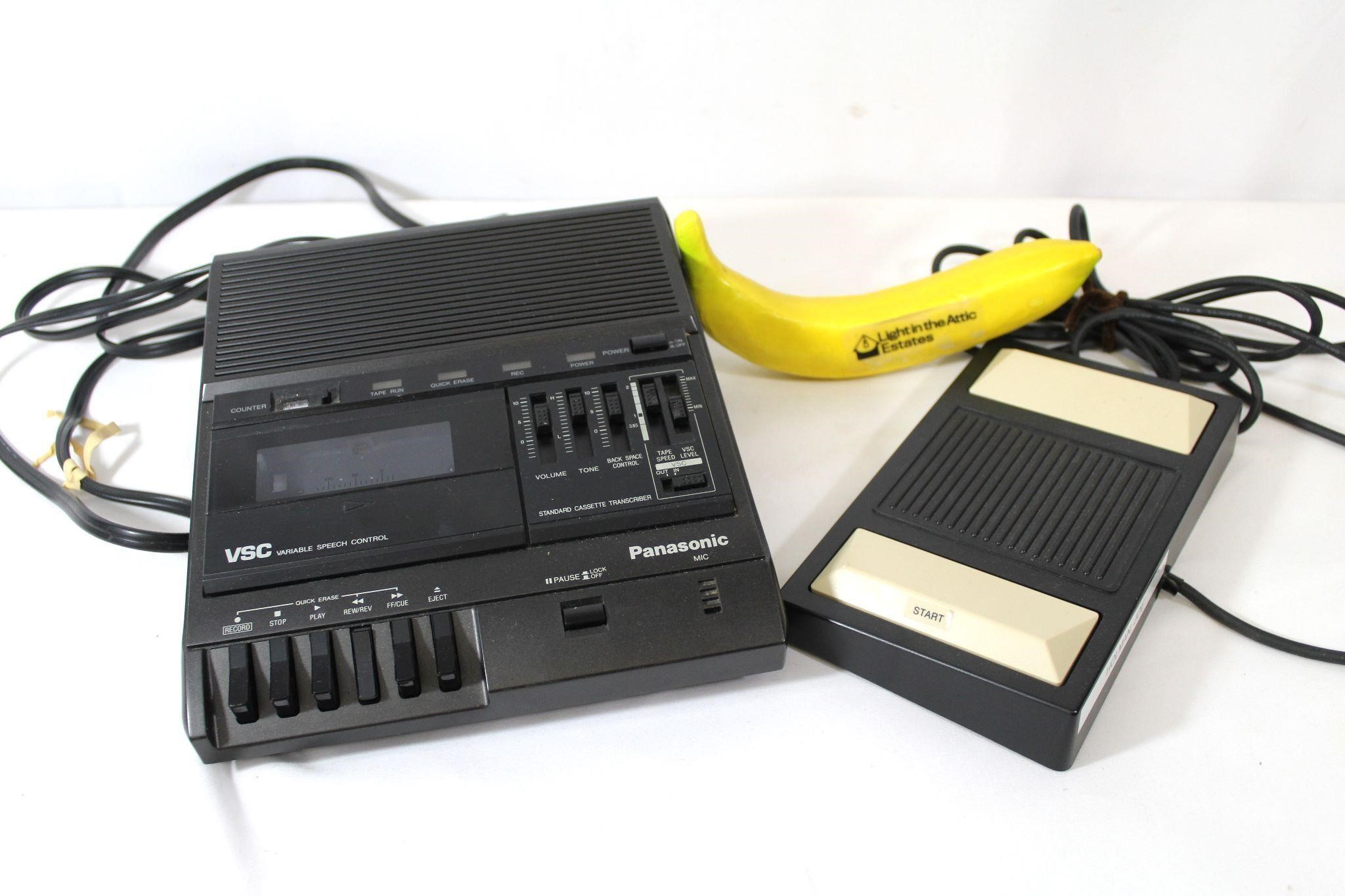 Vtg. Panasonic Cassette Transcriber