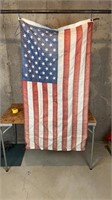 Amvets American Flag 
5 x 3 ft 
Vintage