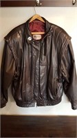 DARK BROWN LEATHER JACKET