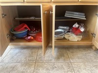 Contents Of Lower Kitchen Cabinets