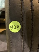 LARGE TIRE - RIM & TIRE - 225/70R/195