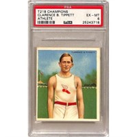 1909 T218 Champions Clarence Tippett Psa 6