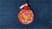 Christopher Radko Flower Globe Ornament