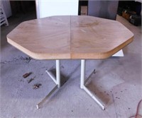Octagon kitchen dining table, great work table,