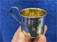 Sterling silver child's cup 1.05 ozt