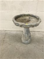 Cement Bird Bath