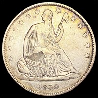 1839 Seated Liberty Half Dollar CLOSELY