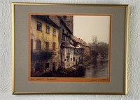 Signed Czechoslovakia Photograph Framed