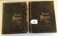 Picturesque Palestine.. 2 Volumes. Leather.