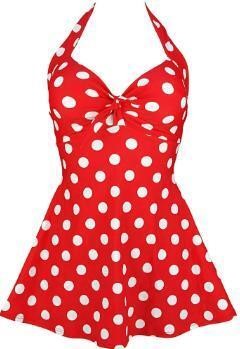 COCOSHIP Vintage Sailor Pin Up Swimsuit